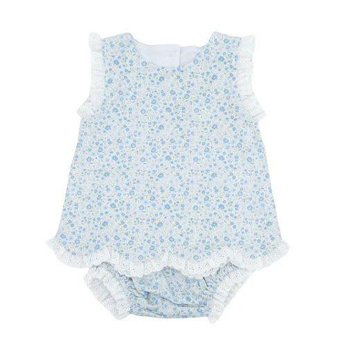 May Flowers Bloomer set w/Lace