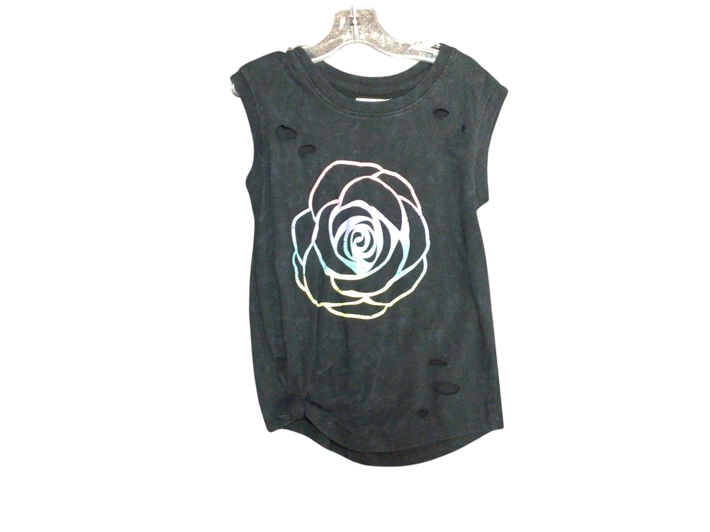 Rainbow rose band tee