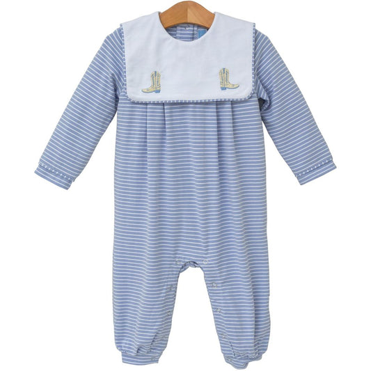 Boots embrodiery romper
