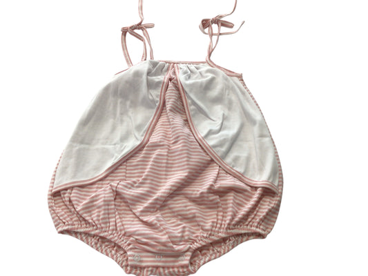 Pink Stripe Apron Bubble