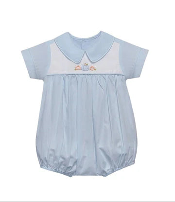 Blue Sawyer boy bubble pumpkin