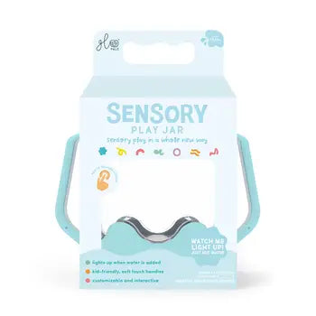 Frosty Blue sensory play jar