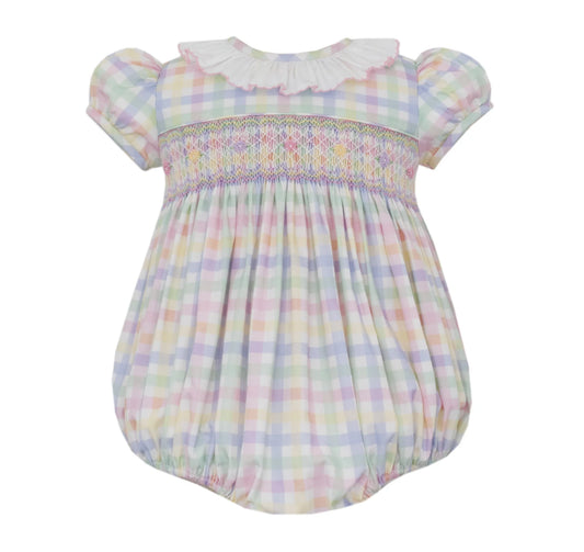 pastel plaid bubble