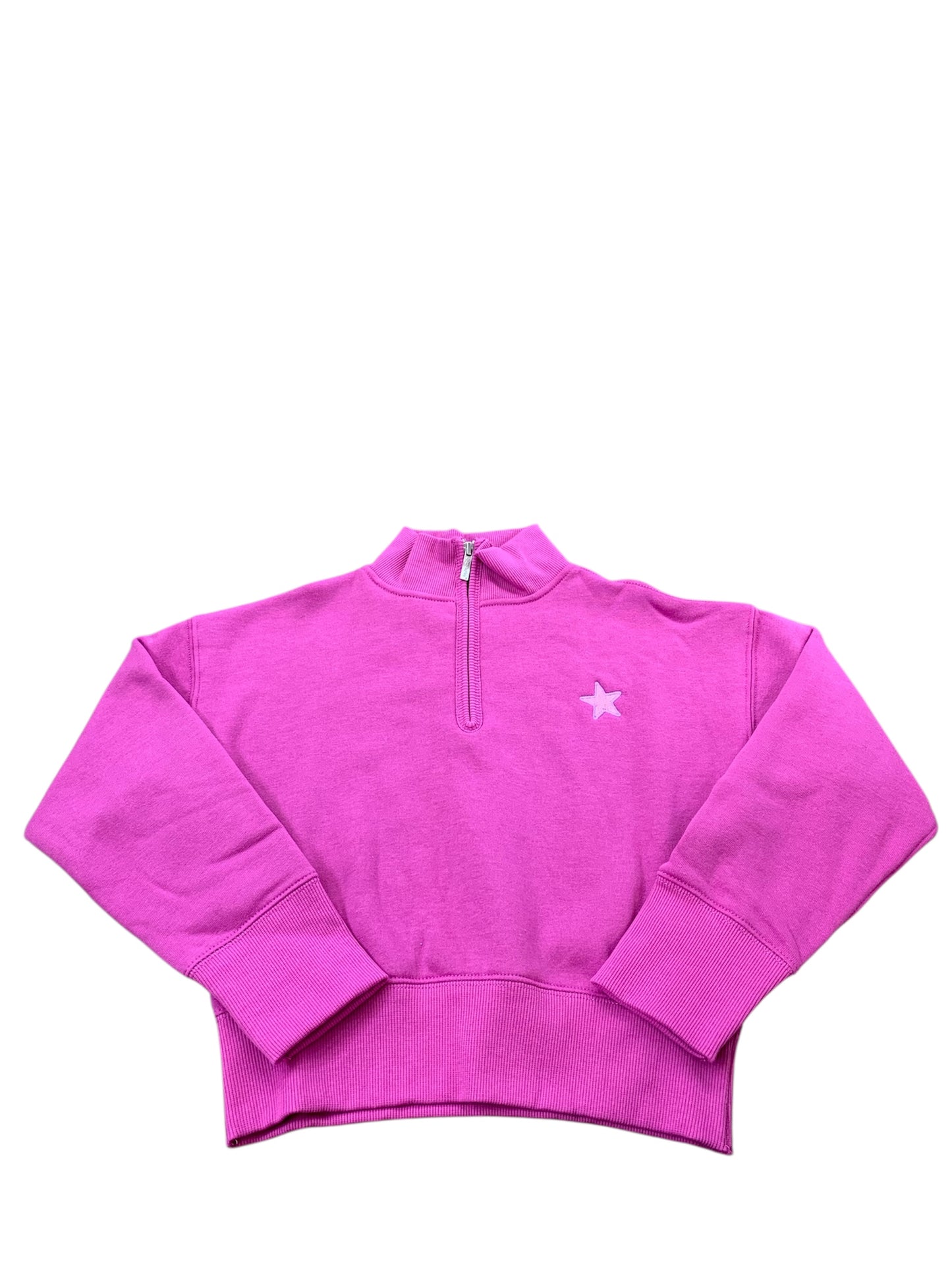 Star Pretty Pink 1/4 Zip Sweatshirt