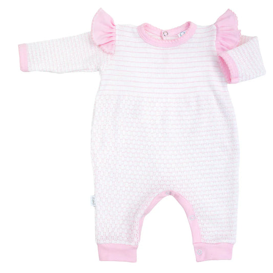 Paty Knit Angel Sleeve-pink