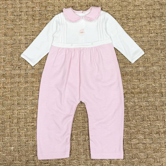 Squiggles Mini St. Nick Collared Longall, Pink