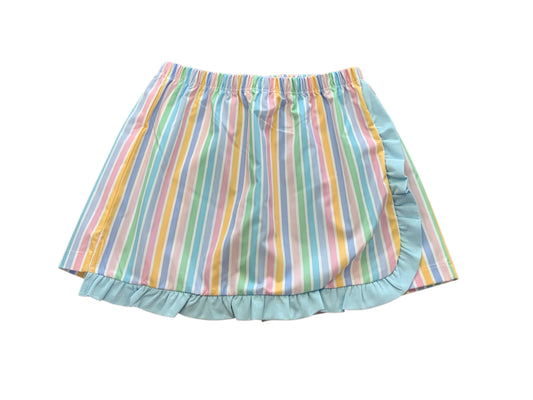 evelyn spring pretty stripe skirt