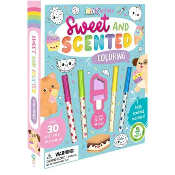 sweet and scented coloring book