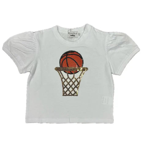 Sequin Basketball Hoop Tee