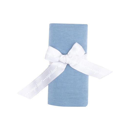 Solid Kentucky blue swaddle blanket