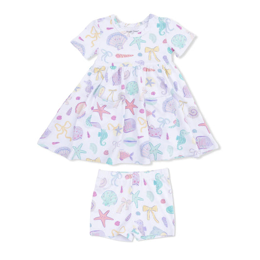 Beach Days Dress with Cartwheel Short