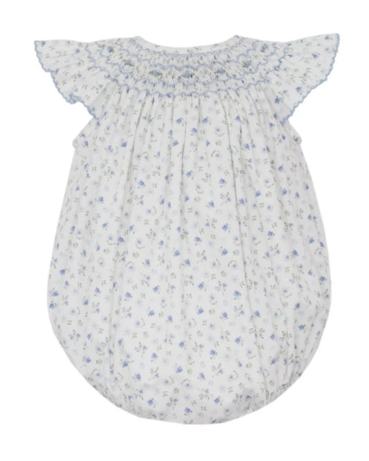 lily french blue floral bubble