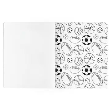 Game Day Sports-Themed Coloring Book