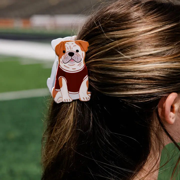 Starkville Football Game Day Claw Hair Clip