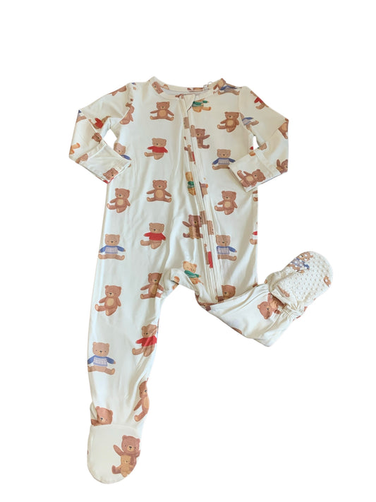 Teddy Bear 2 way zipper
