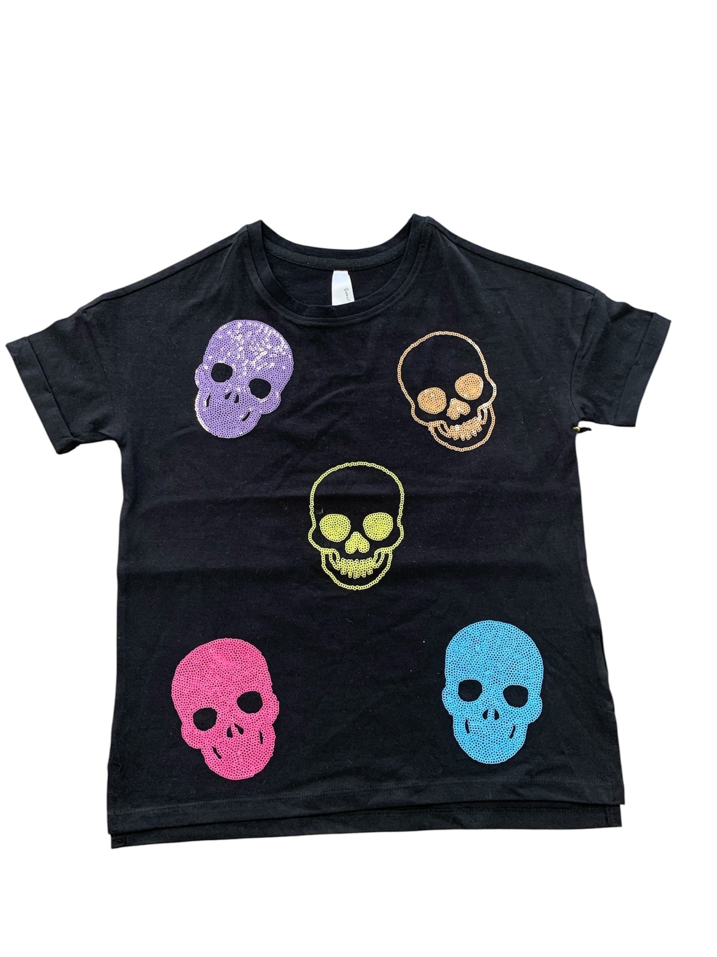 Sequin Skulls T-Shirt