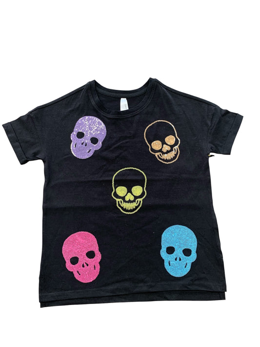 Sequin Skulls T-Shirt