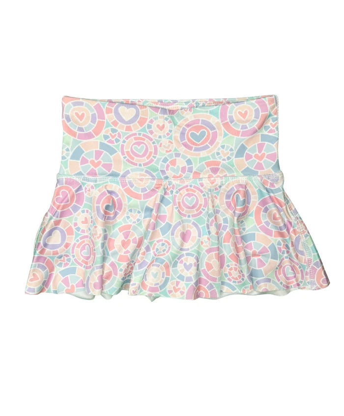 Kaleidoscope heart skort