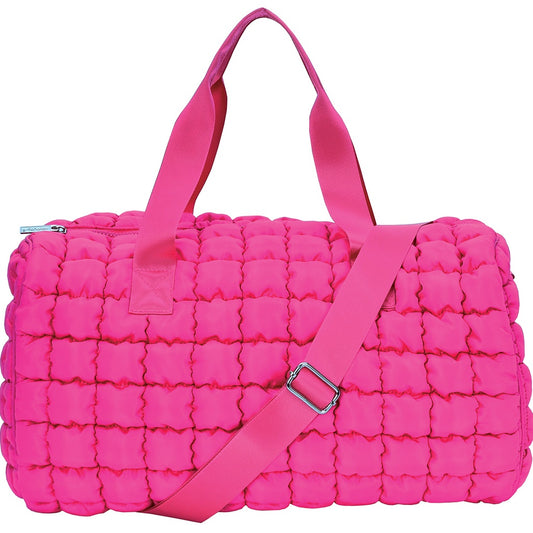 Pretty in pink Puffy Duffel bag