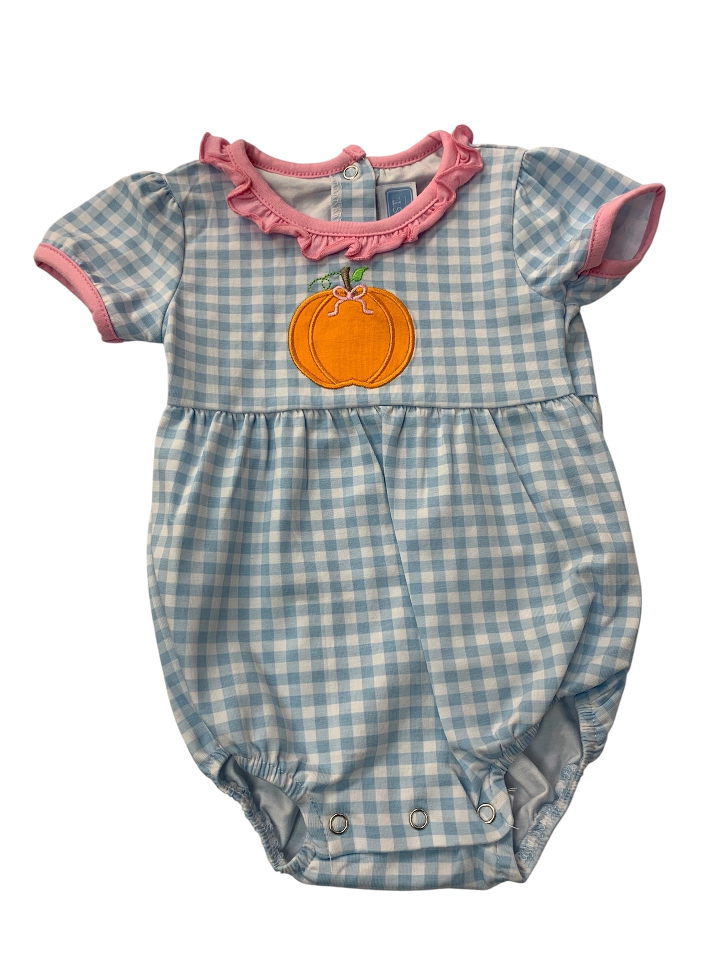 Pumpkin SS Ruffle bubble