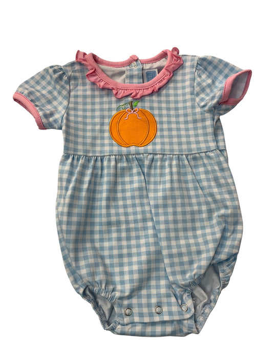 Pumpkin SS Ruffle bubble