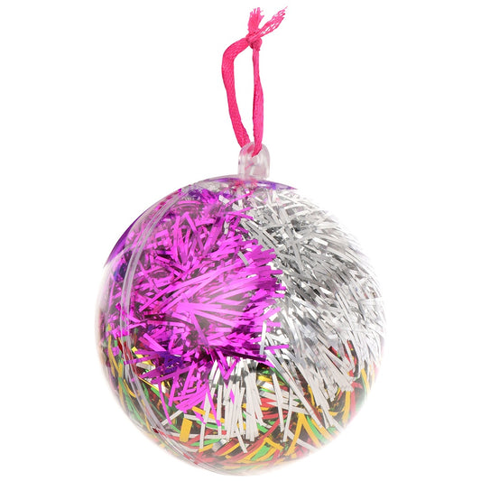 Tinsel Ornament Scrunchie
