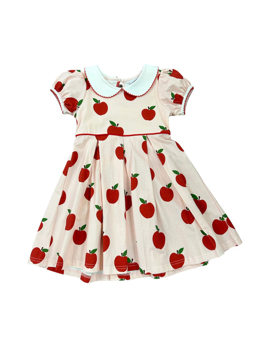 Pink Apple Pleat Dress