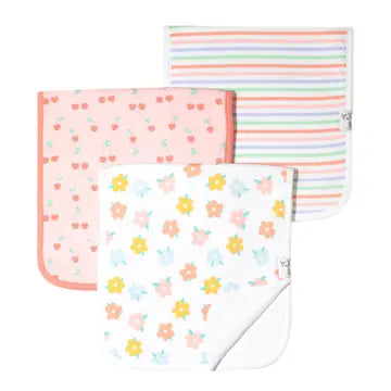 Premium Burp Cloths - Cheery