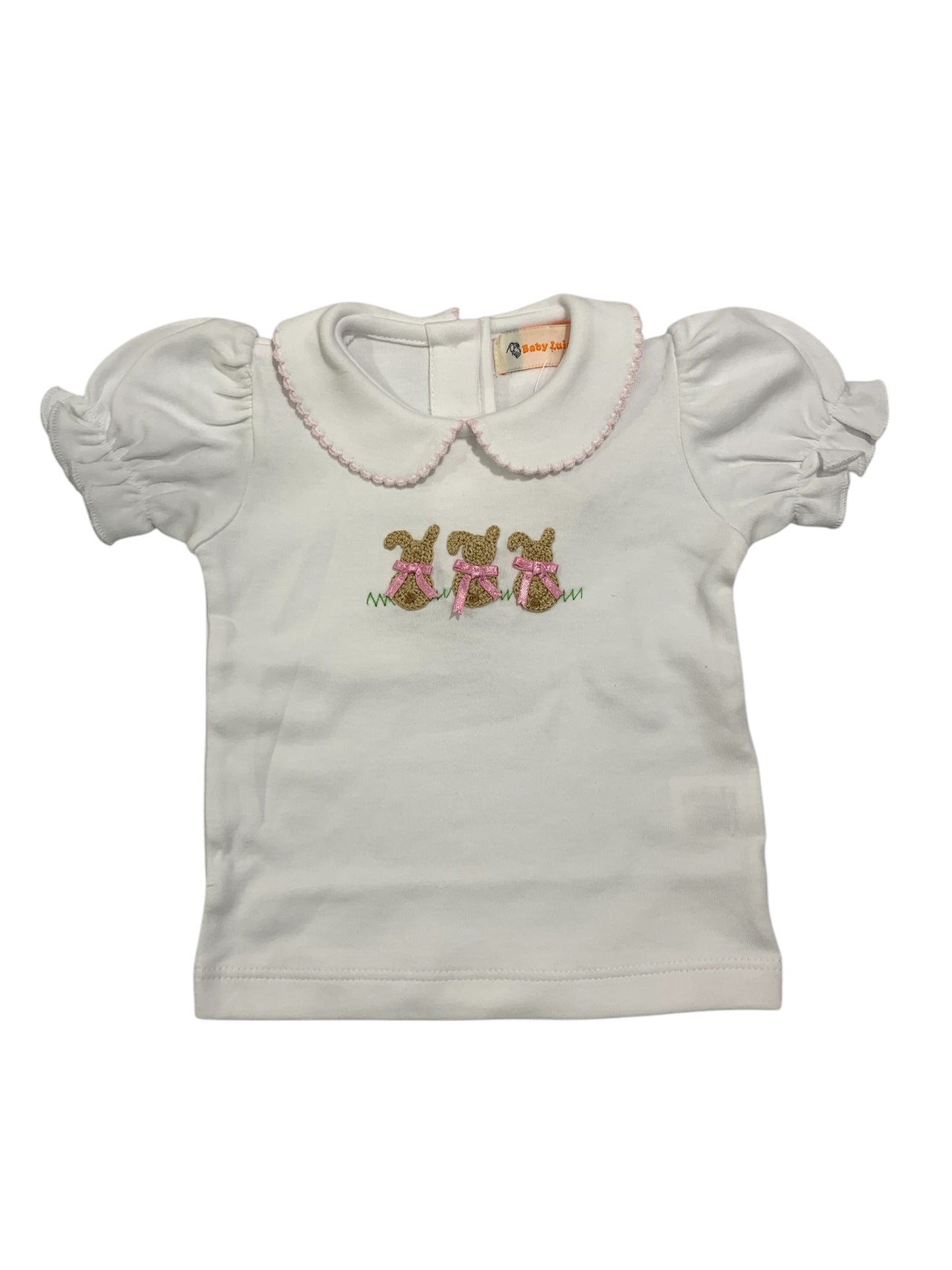 Girl 3 bunnies blouse