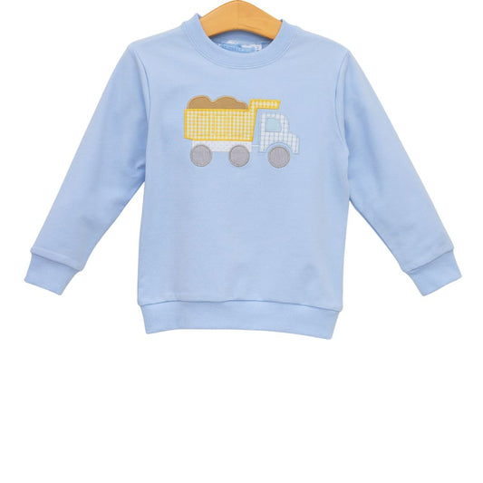 French terry pullover- dump truck