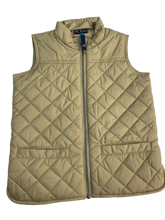 Tan puffer vest
