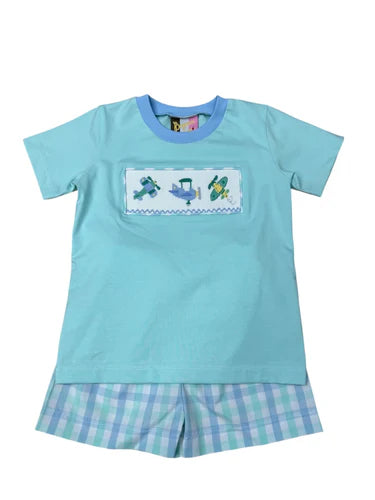 Airplane Boys Short Set