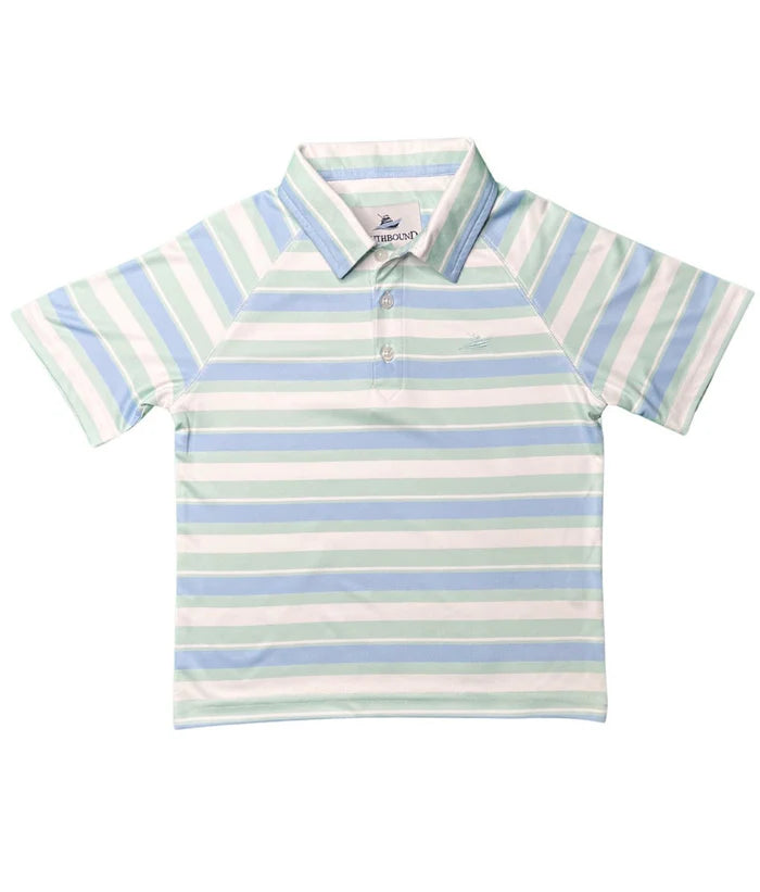 polo- Dusty bell/dusty aqua