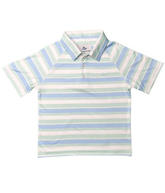 polo- Dusty bell/dusty aqua