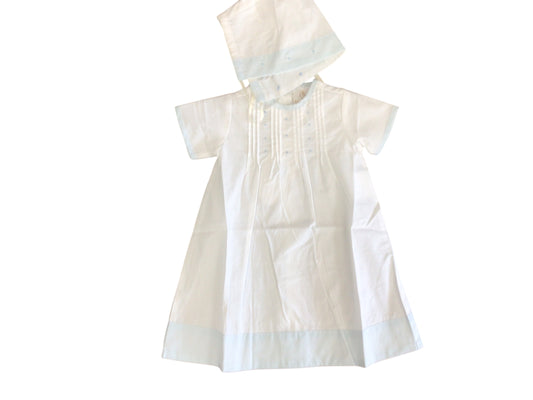 White/Blue Blessings Daygown Set