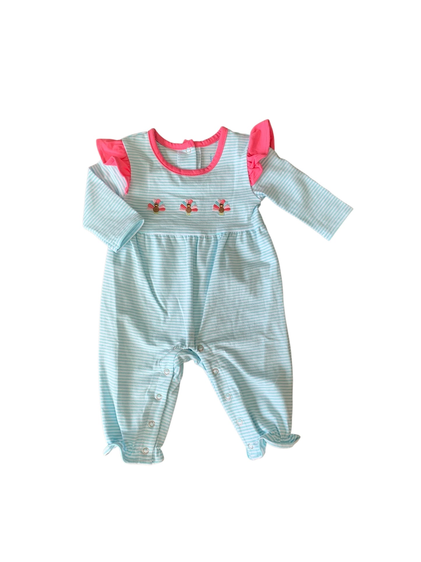 Turkey ruffle romper