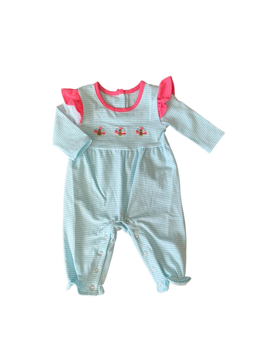 Turkey ruffle romper