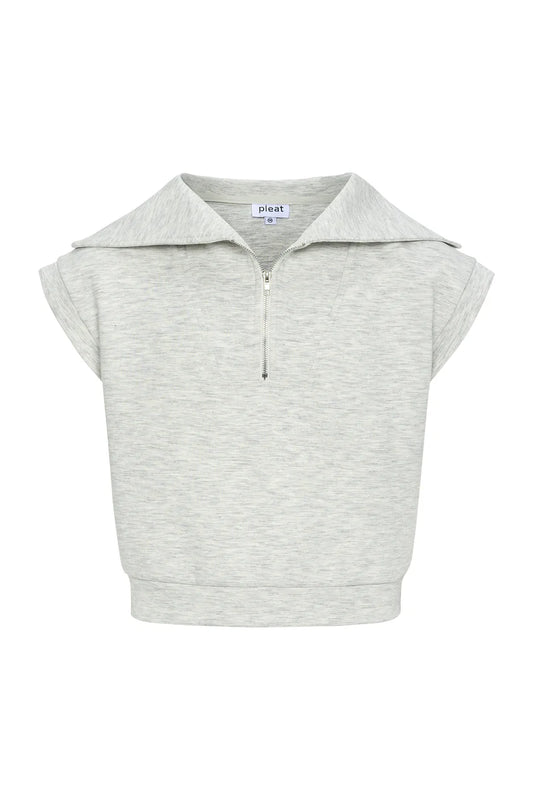 callie gray top