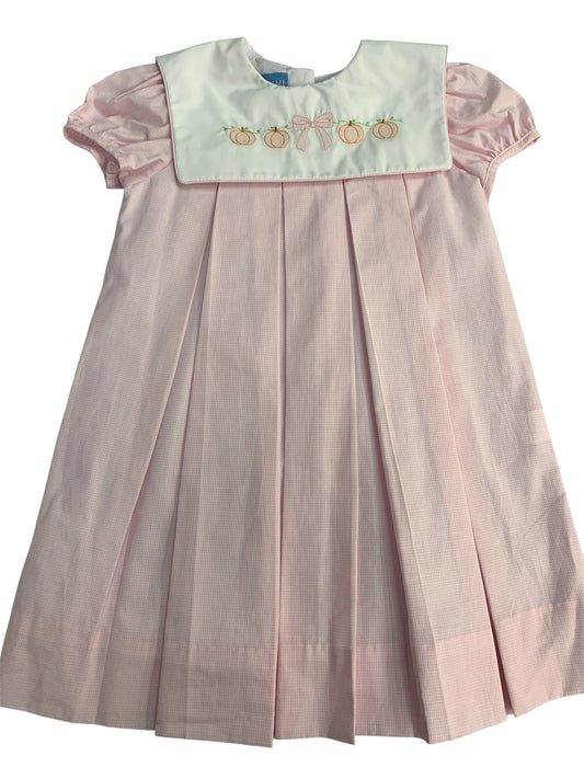Pink Pumpkin gingham dress