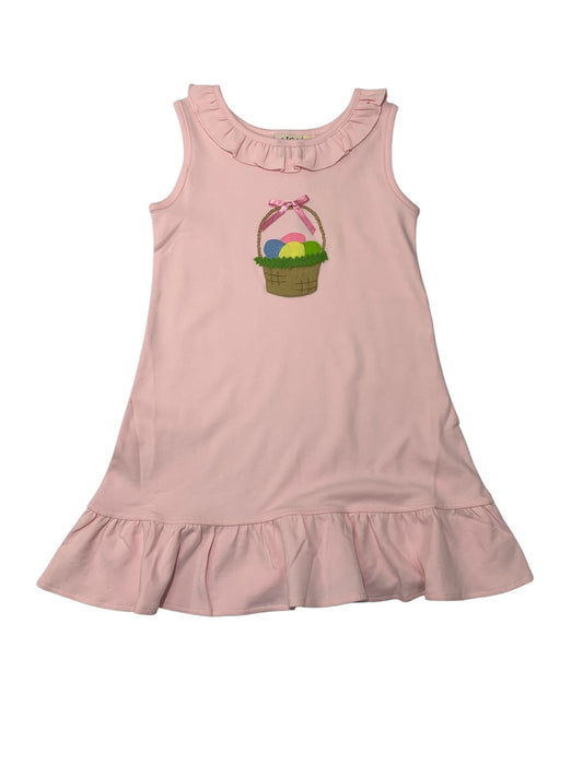 Easter basket with eggs Ruffle Dress