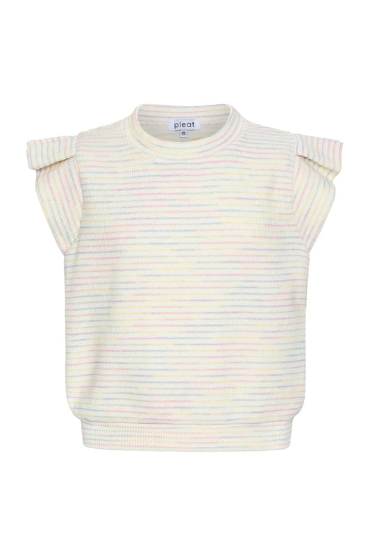 rainbow knit top