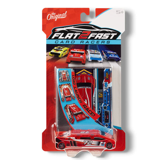 Flat to fast card racers