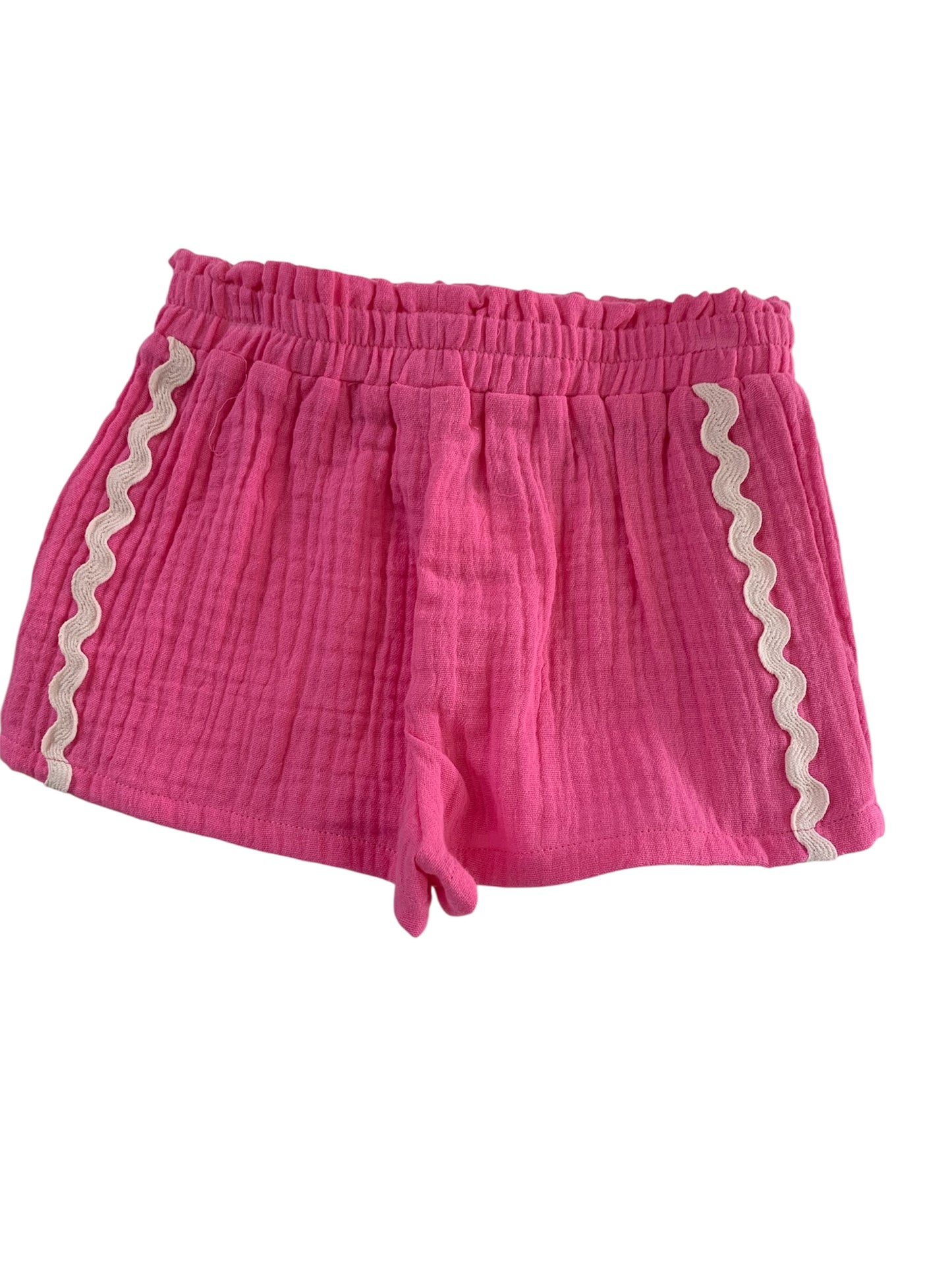 pink ric rac shorts