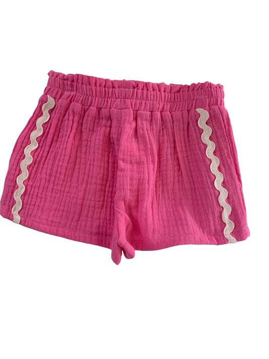pink ric rac shorts