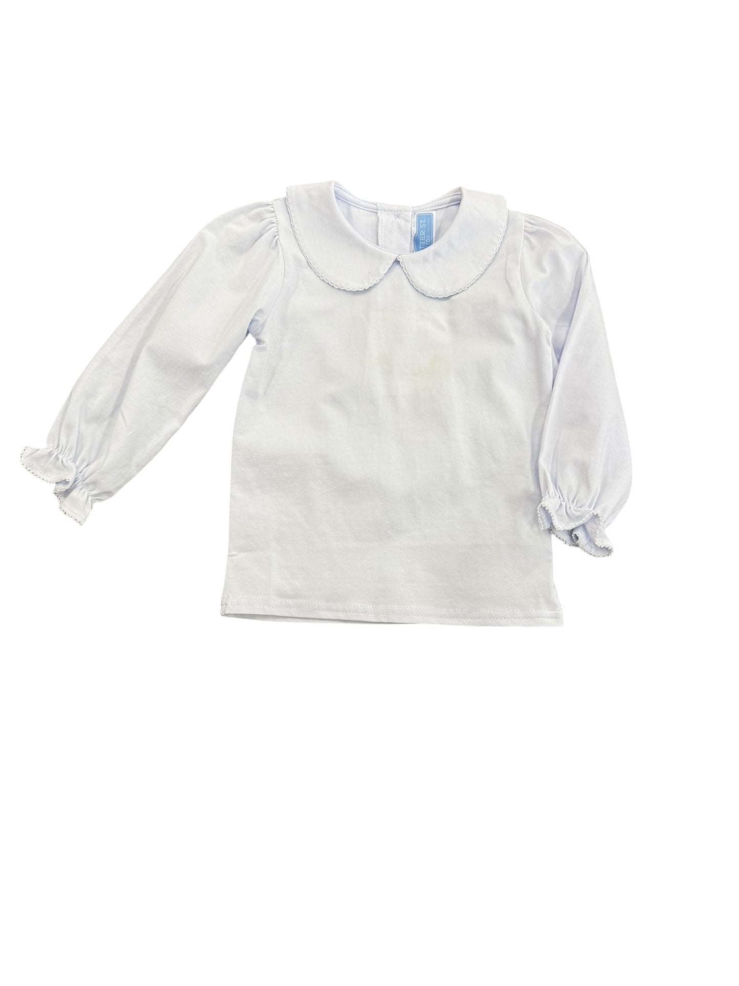 Peter Pan Collar top- White