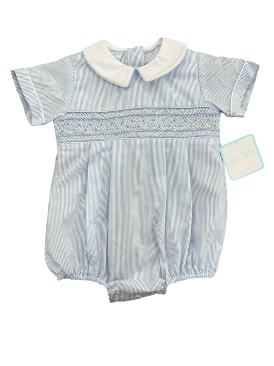Blue tiny stripe boy bubble