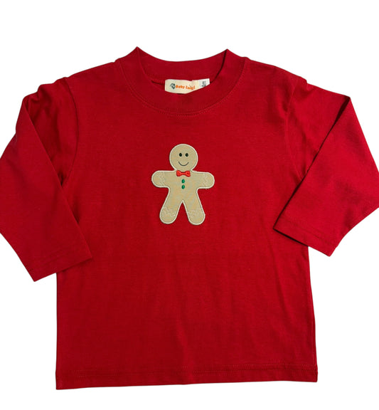 Gingerbread Red Long sleeve shirt