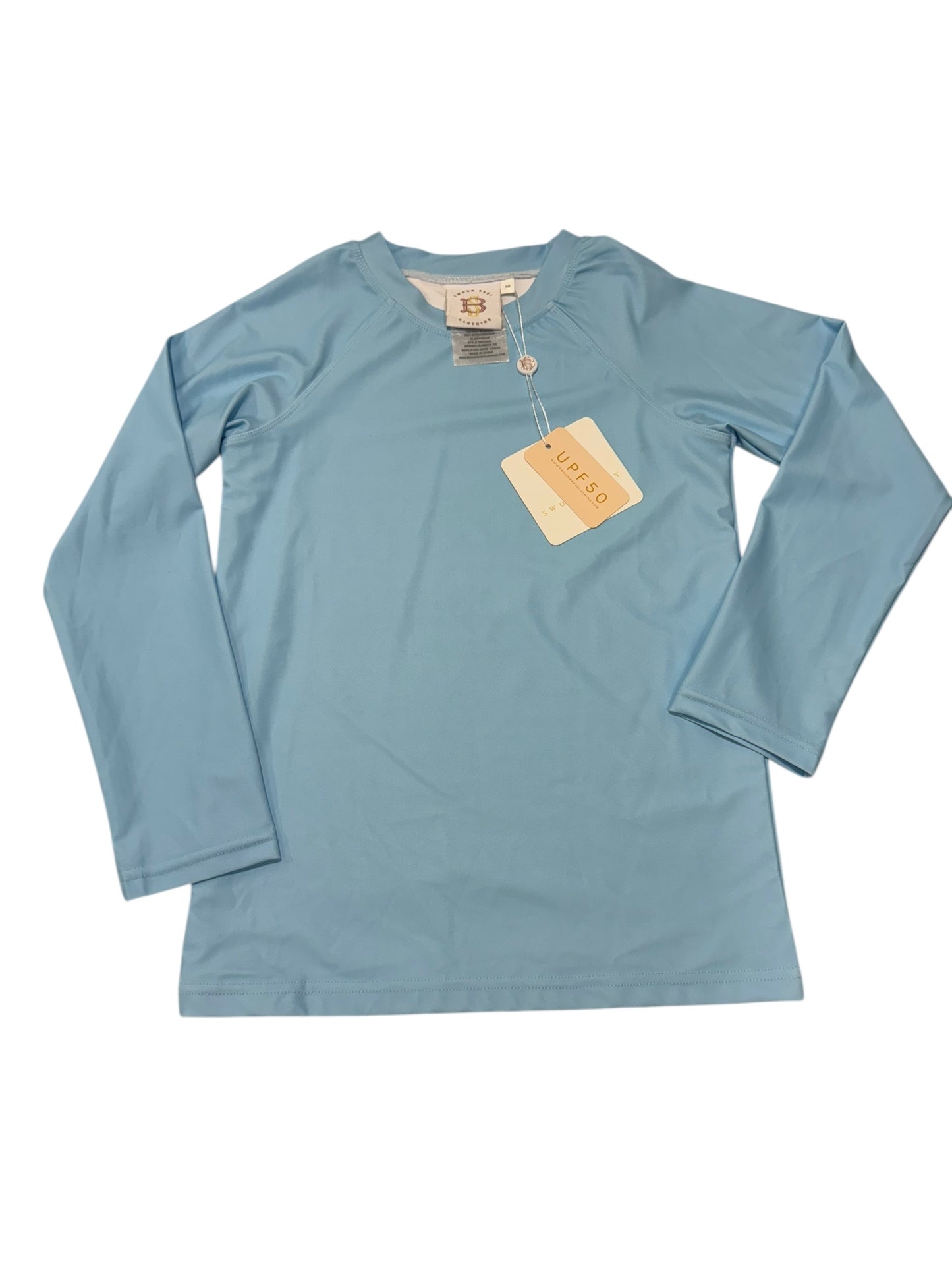 blue rash guard