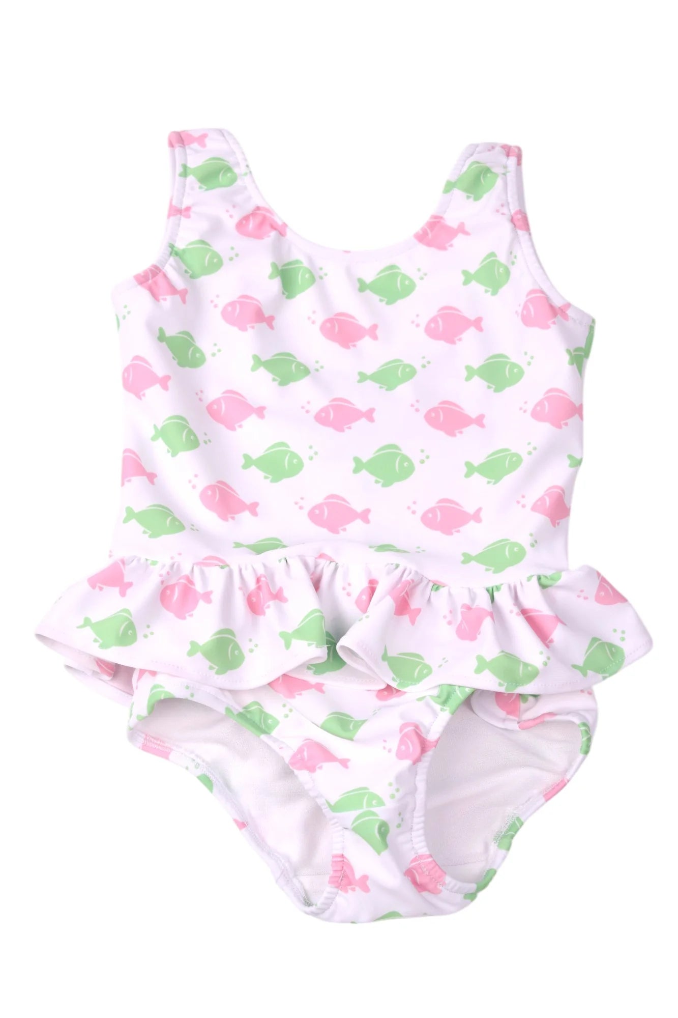 Fish ruffle swimsuit