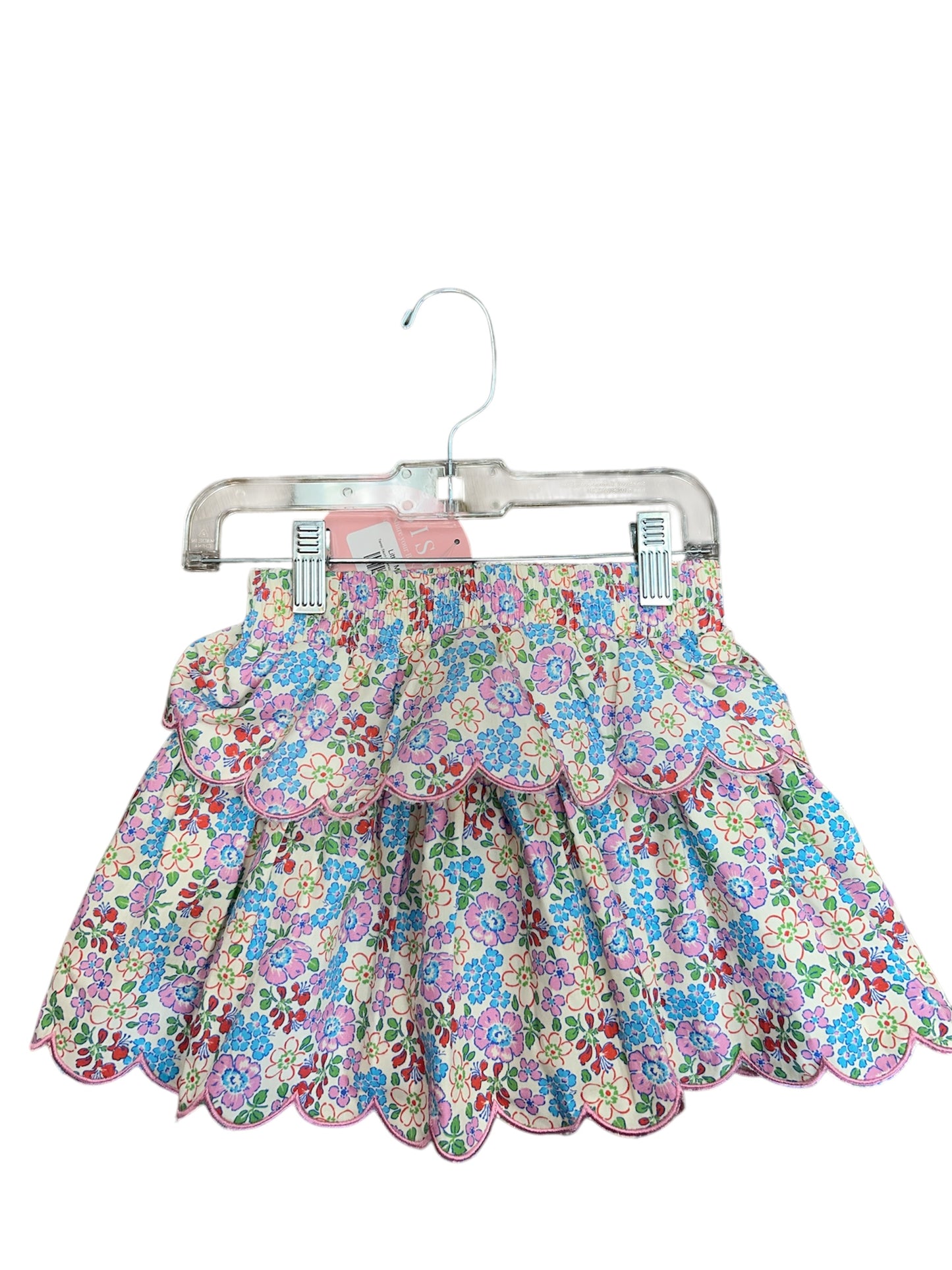 Tiered Skort-Bloomsbury Blossoms